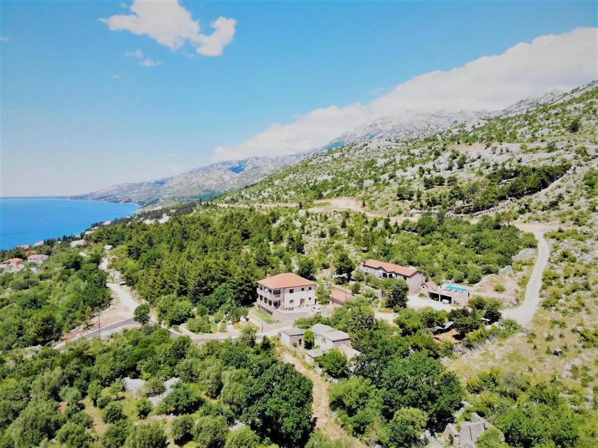 Stone Villa-Milan Pool Sea View Lounge Room Starigrad Paklenica Croatia